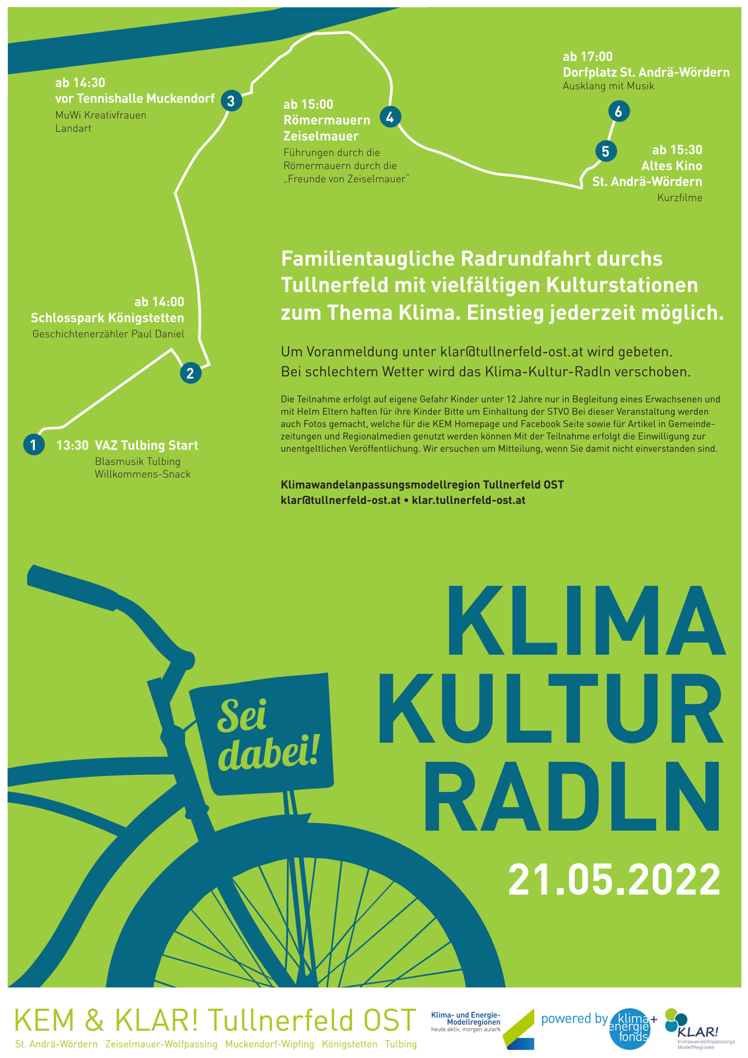 Einladung RadKultur A4 Rahmen